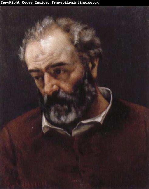 Gustave Courbet Portrati of Chenavard